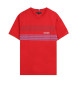 Tommy Hilfiger T-shirt met logo collectie 1985 rood