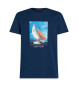 Tommy Hilfiger Katoenen T-shirt met blauwe opdruk