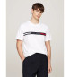 Tommy Hilfiger T-shirt med rund hals och vit logotyp