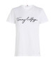 Tommy Hilfiger Rundhals-T-Shirt mit weißem Logo