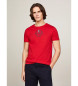 Tommy Hilfiger Koszulka Global Stripe w kolorze czerwonym