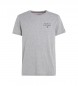 Tommy Hilfiger T-shirt com logótipo cinzento
