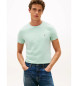 Tommy Hilfiger T-shirt slim verde claro
