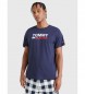 Tommy Jeans T-shirt Tjm Corp Logo marinblå