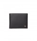 Tommy Hilfiger Portafoglio in pelle nera Eton Mini CC -8,5 x 10,7 x 2 cm-