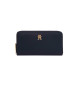 Tommy Hilfiger Large wallet with navy zip closure