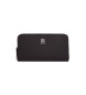 Tommy Hilfiger Large wallet with zip closure black