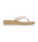 Tommy Hilfiger Riri beige flip flops