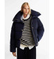 Tommy Hilfiger Oversized jas met marine donsvulling