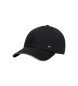 Tommy Hilfiger Corporate baseballcap met zes panelen zwart