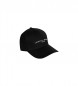 Tommy Hilfiger Założona czapka w kolorze czarnym