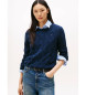 Tommy Hilfiger Gebreide trui van zachte marinewol