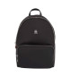 Tommy Hilfiger TH Emblem Abzeichen Rucksack schwarz