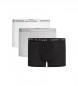 Tommy Hilfiger Confezione da 3 boxer Trunk Essentials con logo nero, grigio, bianco