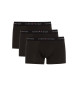 Tommy Hilfiger Pakiranje 3 črnih bokserskih hlač Essential