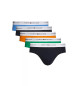 Tommy Hilfiger Pack 5 Slips con logo distintivo multicolor