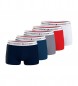 Tommy Hilfiger Conjunto de 5 boxers Essential multicoloridos