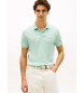 Tommy Hilfiger Camisa p�lo com log�tipo bordado em verde