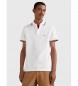 Tommy Hilfiger Poloshirt mit Paspel 1985 Collection wei