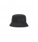 Tommy Hilfiger Ribiški klobuk s črnim izvezenim logotipom