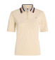 Tommy Hilfiger Polo de piqué con corte slim beige