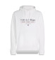 Tommy Hilfiger Sweater met capuchon en wit logo