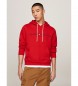 Tommy Hilfiger Sweat avec cordon de serrage contrast et logo rouge