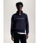 Tommy Hilfiger Sweatshirt with perkins collar and navy logo