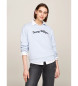 Tommy Hilfiger Sweatshirt with embroidered Script font logo blue