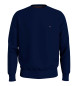 Tommy Hilfiger Sweatshirt med broderad logotyp i marinblå