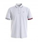 Tommy Jeans TJM Reg Flag Cuffs Polo shirt hvid