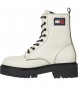 Tommy Jeans Urban Piping læder ankelstøvler hvid