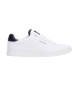 Tommy Hilfiger Sneakersy Court Cupsole Pique białe