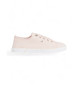 Tommy Hilfiger Canvas trainers with pink enamelled logo