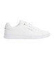 Tommy Hilfiger Court Cupsole Sneakers i læder hvid