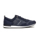 Tommy Hilfiger Navy Iconic Sneakers i læder
