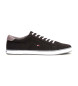 Tommy Hilfiger Zapatillas de lona con cordones negro