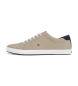 Tommy Hilfiger Iconiche scarpe da ginnastica lunghe in pizzo beige