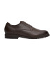 Tommy Hilfiger Braune Derby-Lederschuhe