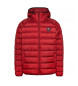 Tommy Jeans Hooded LT Down Coat red