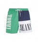 Tommy Jeans Archive swimming costume green