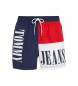 Tommy Jeans Colorblock Badeanzug navy