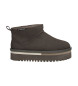 Tommy Jeans Plateau-Stiefeletten mit grauem Warmfutter