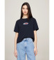 Tommy Jeans T-shirt d'archivio con logo retrò blu scuro