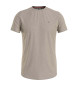 Tommy Jeans Klassisk beige T-shirt med smal passform