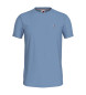 Tommy Jeans Niebieski t-shirt slim fit
