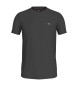Tommy Jeans Donkergrijs slim fit t-shirt
