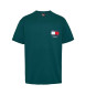 Tommy Jeans T-shirt with logo on the back green