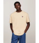 Tommy Jeans Round neck T-shirt with beige patch