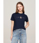 Tommy Jeans Tommy Prepy navy t-shirt met ronde hals